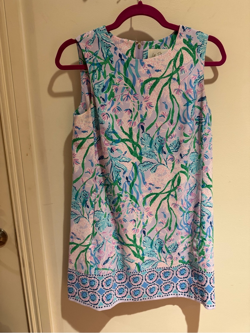 Lilly Pulitzer Edita Shift Dress multi "Seacret Escape" print
